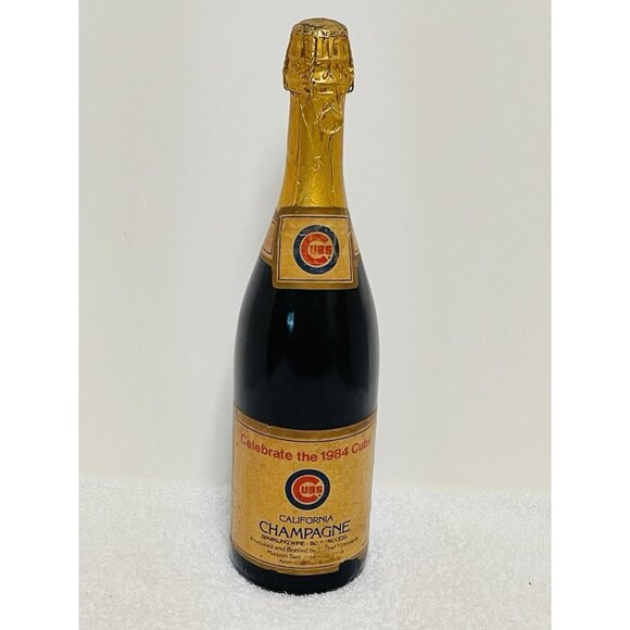 Chicago Cubs Wrigley Field Champagne 1984 World Series Collectible Sealed Wine - Picture 6 of 10